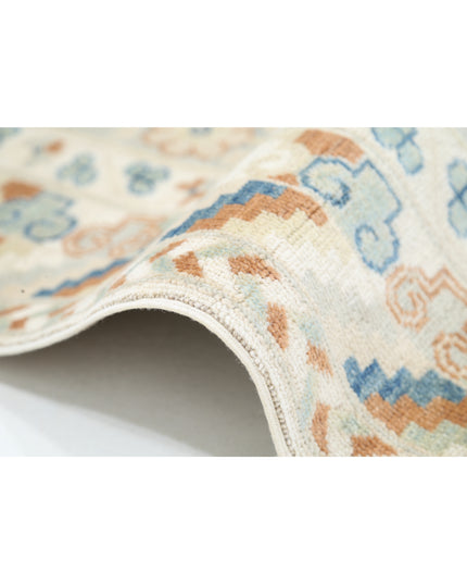 Khotan 9' 4" X 12' 0" Hand Knotted Wool Rug 9' 4" X 12' 0" (284 X 366) / Green / Wool