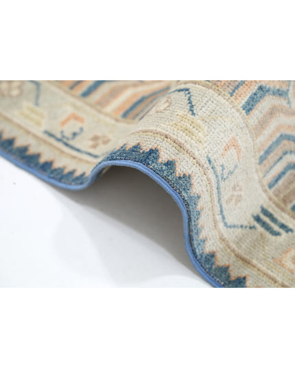 Khotan 9' 3" X 11' 10" Hand Knotted Wool Rug 9' 3" X 11' 10" (282 X 361) / Blue / Wool