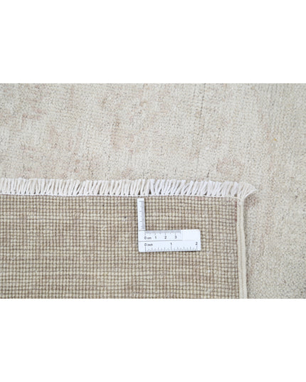 Khotan 6' 1" X 9' 2" Hand Knotted Wool Rug 6' 1" X 9' 2" (185 X 280) / Grey / Wool