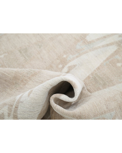 Khotan 6' 0" X 8' 9" Hand Knotted Wool Rug 6' 0" X 8' 9" (183 X 267) / Taupe / Wool