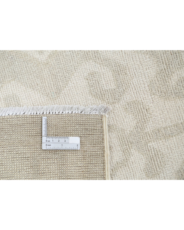 Khotan 7' 2" X 9' 11" Hand Knotted Wool Rug 7' 2" X 9' 11" (219 X 302) / Taupe / Wool