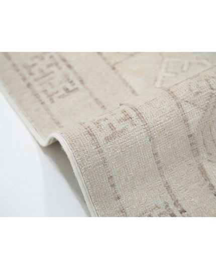 Khotan 8' 7" X 10' 10" Hand Knotted Wool Rug 8' 7" X 10' 10" (262 X 330) / Ivory / Wool