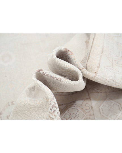 Khotan 8' 7" X 10' 10" Hand Knotted Wool Rug 8' 7" X 10' 10" (262 X 330) / Ivory / Wool