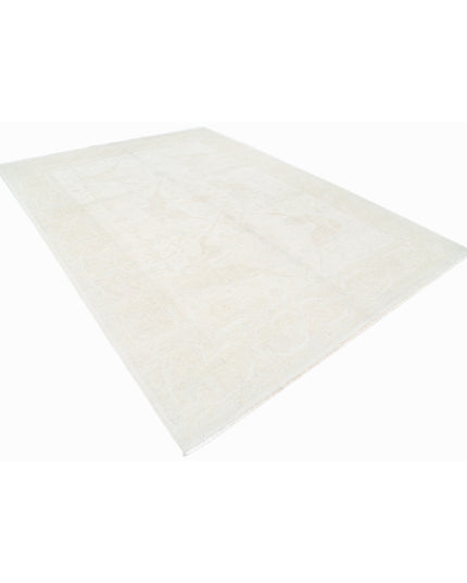 Khotan 8' 7" X 11' 7" Hand Knotted Wool Rug 8' 7" X 11' 7" (262 X 353) / Ivory / Wool