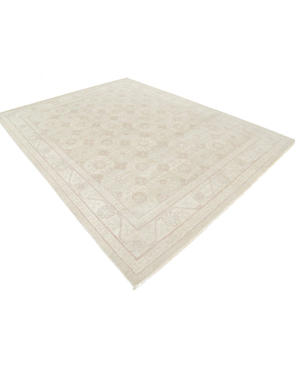 Khotan 8' 1" X 10' 4" Hand Knotted Wool Rug 8' 1" X 10' 4" (246 X 315) / Silver / Wool