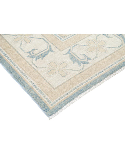 Khotan 9' 9" X 13' 9" Hand Knotted Wool Rug 9' 9" X 13' 9" (297 X 419) / Blue / Wool
