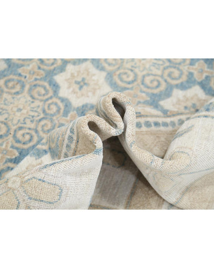 Khotan 9' 9" X 13' 9" Hand Knotted Wool Rug 9' 9" X 13' 9" (297 X 419) / Blue / Wool