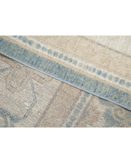 Khotan 9' 9" X 13' 9" Hand Knotted Wool Rug 9' 9" X 13' 9" (297 X 419) / Blue / Wool