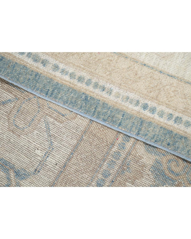 Khotan 9' 9" X 13' 9" Hand Knotted Wool Rug 9' 9" X 13' 9" (297 X 419) / Blue / Wool