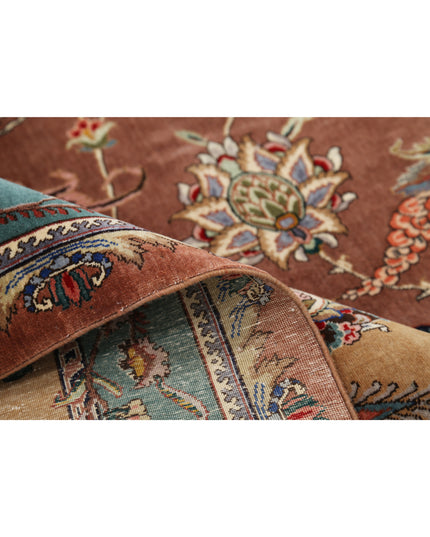 Khotan 10' 2" X 13' 8" Hand Knotted Wool Rug 10' 2" X 13' 8" (310 X 417) / Grey / Wool