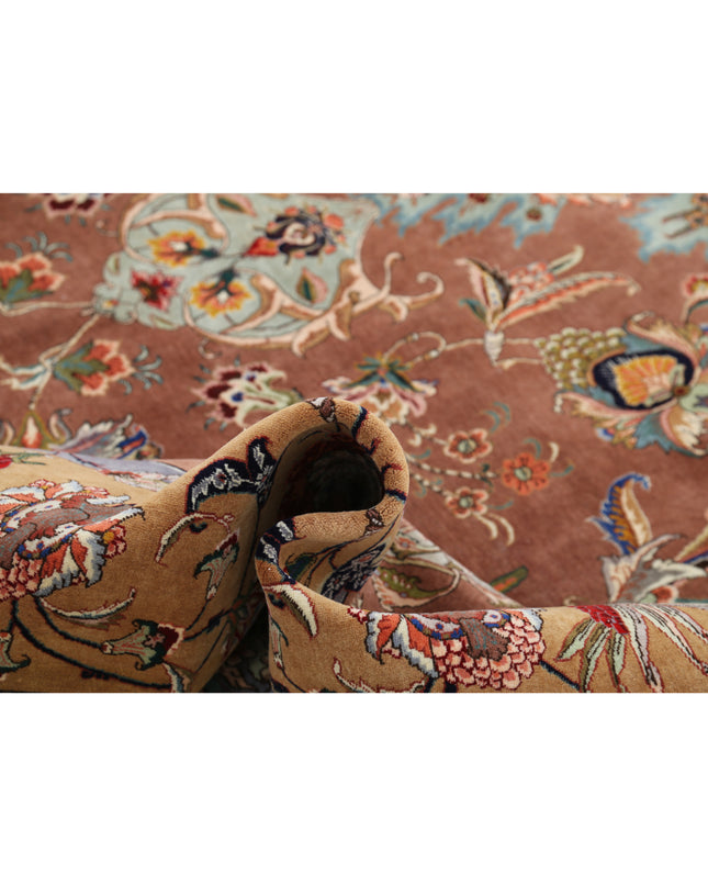 Khotan 10' 2" X 13' 8" Hand Knotted Wool Rug 10' 2" X 13' 8" (310 X 417) / Grey / Wool