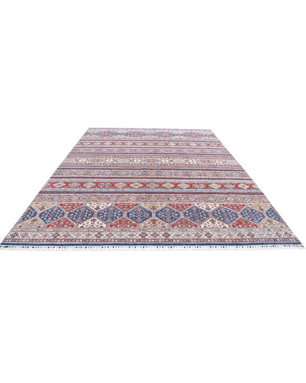 Khurjeen 8' 10" X 11' 10" Hand Knotted Wool Rug 8' 10" X 11' 10" (269 X 361) / Multi / Wool
