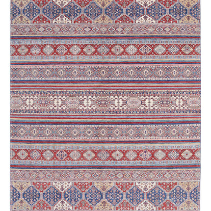 Khurjeen 8' 10" X 11' 10" Hand Knotted Wool Rug 8' 10" X 11' 10" (269 X 361) / Multi / Wool