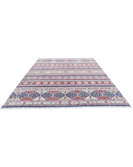 Khurjeen 9' 0" X 12' 5" Hand Knotted Wool Rug 9' 0" X 12' 5" (274 X 379) / Multi / Wool