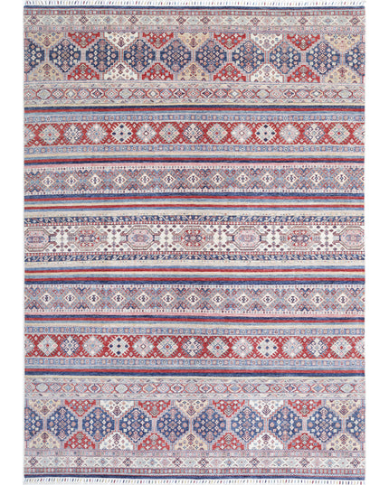 Khurjeen 9' 0" X 12' 5" Hand Knotted Wool Rug 9' 0" X 12' 5" (274 X 379) / Multi / Wool