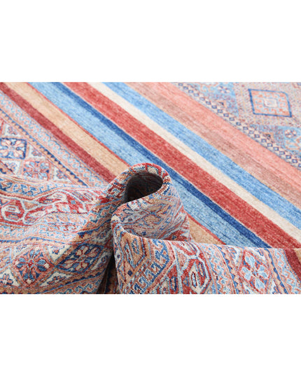 Khurjeen 6' 7" X 9' 7" Hand Knotted Wool Rug 6' 7" X 9' 7" (201 X 292) / Multi / Wool
