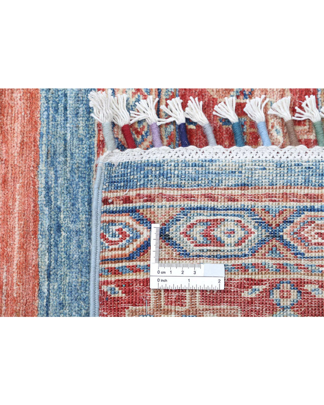 Khurjeen 6' 7" X 9' 9" Hand Knotted Wool Rug 6' 7" X 9' 9" (201 X 297) / Multi / Wool
