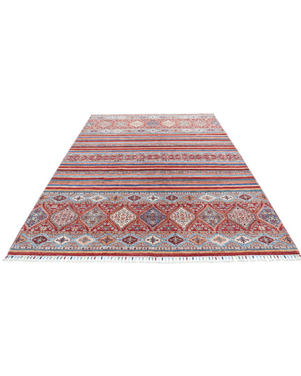Khurjeen 6' 8" X 9' 10" Hand Knotted Wool Rug 6' 8" X 9' 10" (203 X 300) / Multi / Wool