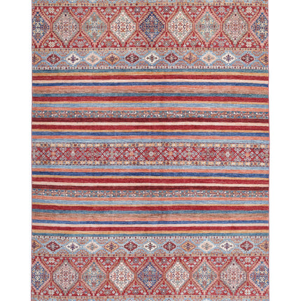 Khurjeen 6' 8" X 9' 10" Hand Knotted Wool Rug 6' 8" X 9' 10" (203 X 300) / Multi / Wool