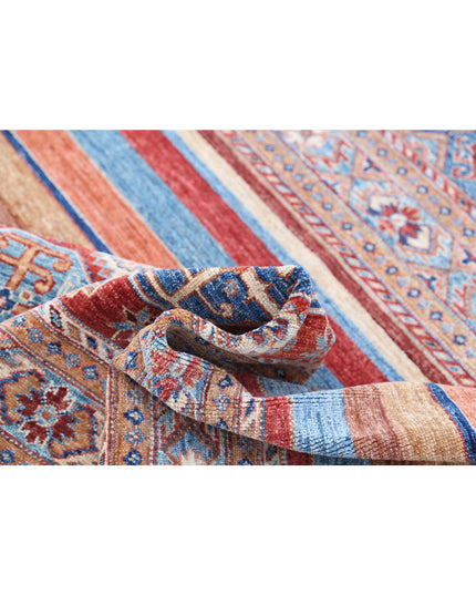 Khurjeen 6' 6" X 9' 7" Hand Knotted Wool Rug 6' 6" X 9' 7" (198 X 292) / Multi / Wool