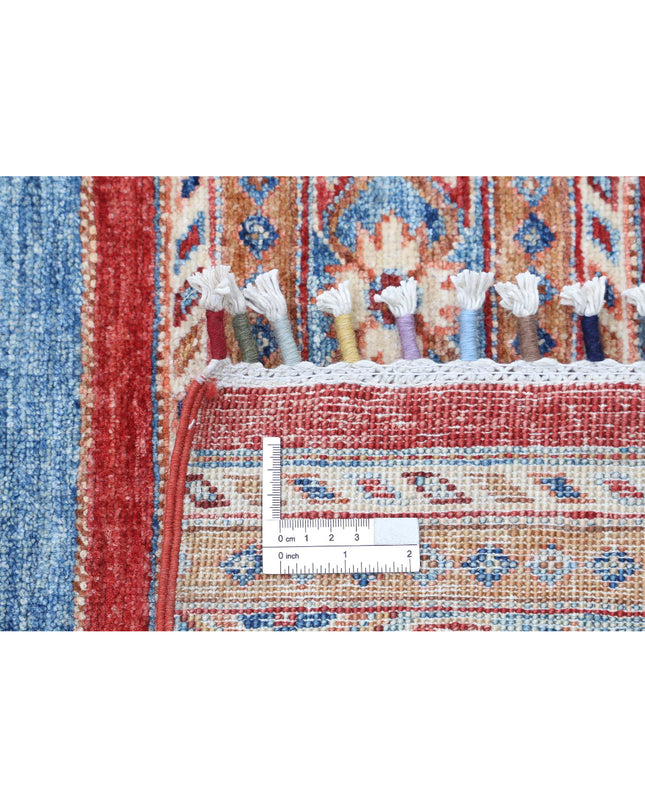 Khurjeen 6' 6" X 9' 7" Hand Knotted Wool Rug 6' 6" X 9' 7" (198 X 292) / Multi / Wool