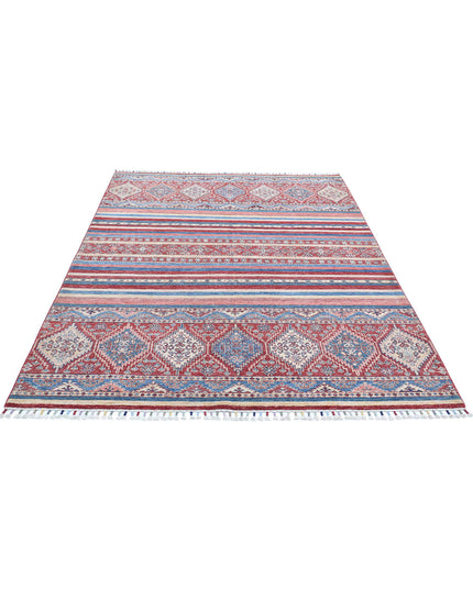 Khurjeen 5' 8" X 7' 8" Hand Knotted Wool Rug 5' 8" X 7' 8" (173 X 234) / Multi / Wool
