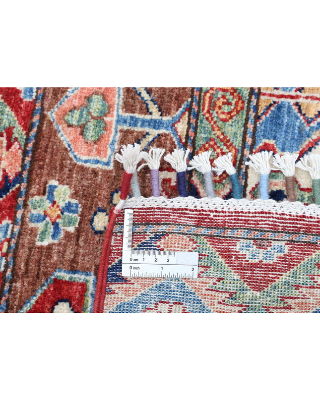 Khurjeen 5' 7" X 7' 4" Hand Knotted Wool Rug 5' 7" X 7' 4" (170 X 223) / Multi / Wool