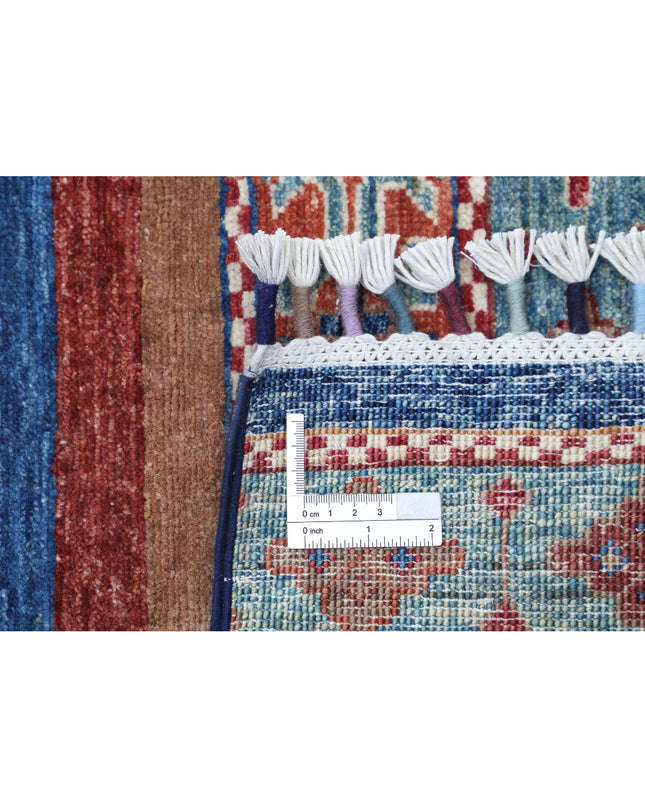 Khurjeen 5' 0" X 6' 6" Hand Knotted Wool Rug 5' 0" X 6' 6" (152 X 198) / Multi / Wool