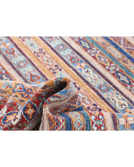 Khurjeen 4' 10" X 6' 2" Hand Knotted Wool Rug 4' 10" X 6' 2" (147 X 188) / Multi / Wool