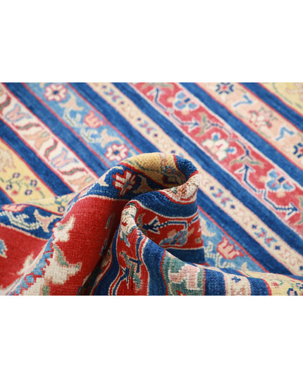 Khurjeen 9' 0" X 11' 7" Hand Knotted Wool Rug 9' 0" X 11' 7" (274 X 353) / Blue / Wool