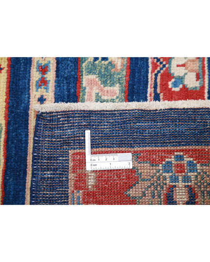 Khurjeen 9' 0" X 11' 7" Hand Knotted Wool Rug 9' 0" X 11' 7" (274 X 353) / Blue / Wool