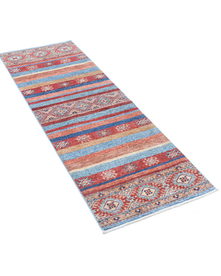 Khurjeen 2' 0" X 5' 10" Hand Knotted Wool Rug 2' 0" X 5' 10" (61 X 178) / Multi / Wool