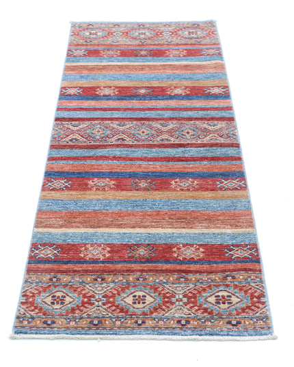 Khurjeen 2' 0" X 5' 10" Hand Knotted Wool Rug 2' 0" X 5' 10" (61 X 178) / Multi / Wool