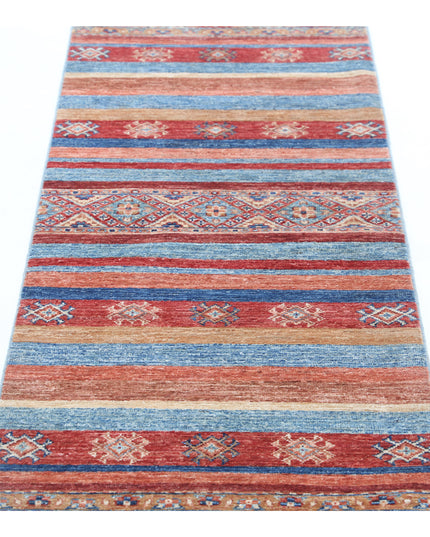 Khurjeen 2' 0" X 5' 10" Hand Knotted Wool Rug 2' 0" X 5' 10" (61 X 178) / Multi / Wool