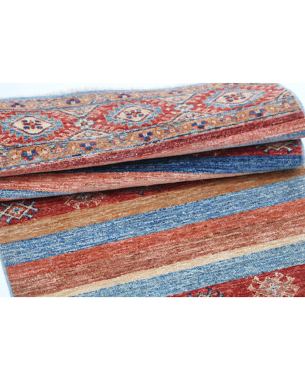 Khurjeen 2' 0" X 5' 10" Hand Knotted Wool Rug 2' 0" X 5' 10" (61 X 178) / Multi / Wool