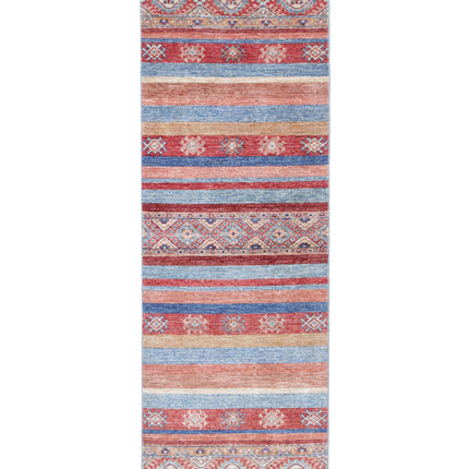 Khurjeen 2' 0" X 5' 10" Hand Knotted Wool Rug 2' 0" X 5' 10" (61 X 178) / Multi / Wool