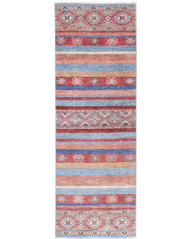 Khurjeen 2' 0" X 5' 10" Hand Knotted Wool Rug 2' 0" X 5' 10" (61 X 178) / Multi / Wool