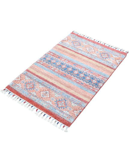 Khurjeen 1' 11" X 3' 0" Hand Knotted Wool Rug 1' 11" X 3' 0" (59 X 91) / Multi / Wool