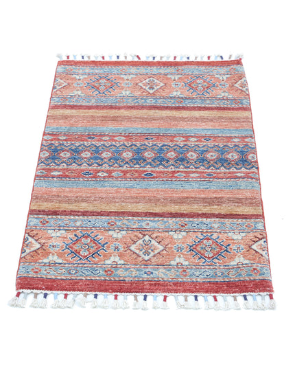 Khurjeen 1' 11" X 3' 0" Hand Knotted Wool Rug 1' 11" X 3' 0" (59 X 91) / Multi / Wool