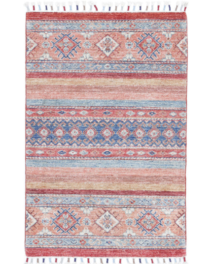 Khurjeen 1' 11" X 3' 0" Hand Knotted Wool Rug 1' 11" X 3' 0" (59 X 91) / Multi / Wool