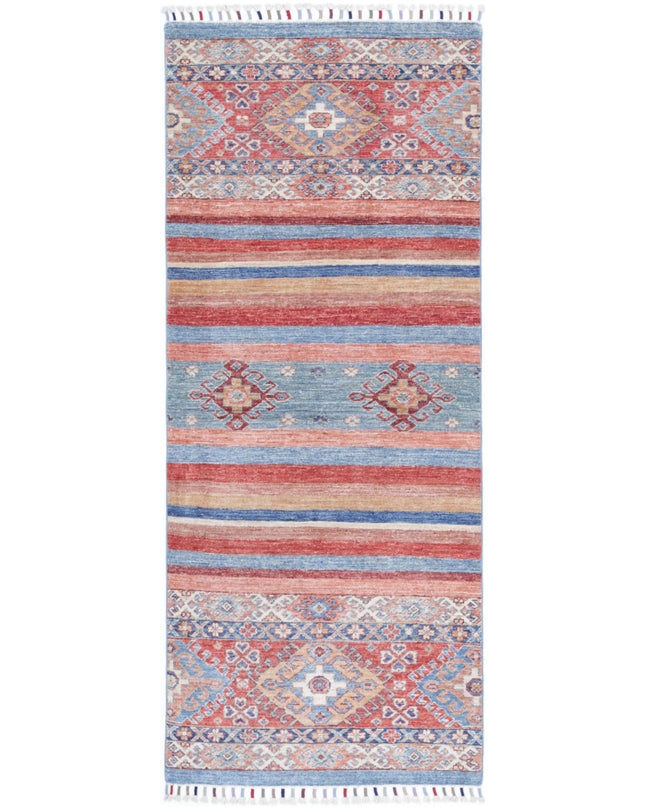 Khurjeen 2' 7" X 3' 10" Hand Knotted Wool Rug 2' 7" X 3' 10" (79 X 117) / Multi / Wool