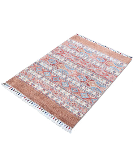 Khurjeen 2' 7" X 3' 10" Hand Knotted Wool Rug 2' 7" X 3' 10" (79 X 117) / Multi / Wool