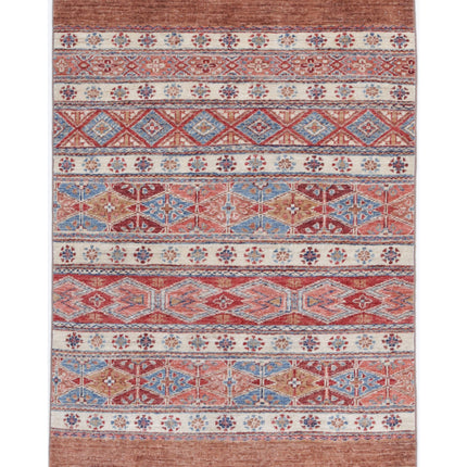 Khurjeen 2' 7" X 3' 10" Hand Knotted Wool Rug 2' 7" X 3' 10" (79 X 117) / Multi / Wool