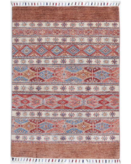 Khurjeen 2' 7" X 3' 10" Hand Knotted Wool Rug 2' 7" X 3' 10" (79 X 117) / Multi / Wool