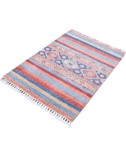 Khurjeen 2' 9" X 3' 11" Hand Knotted Wool Rug 2' 9" X 3' 11" (84 X 119) / Multi / Wool