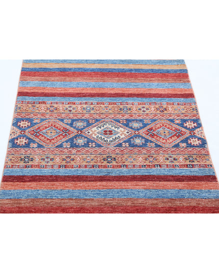 Khurjeen 2' 9" X 3' 11" Hand Knotted Wool Rug 2' 9" X 3' 11" (84 X 119) / Multi / Wool