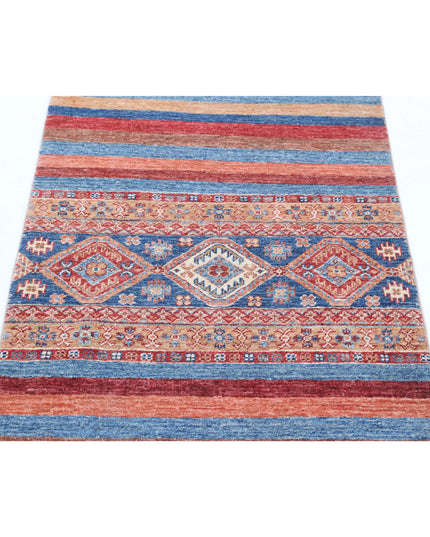 Khurjeen 2' 9" X 3' 10" Hand Knotted Wool Rug 2' 9" X 3' 10" (84 X 117) / Multi / Wool