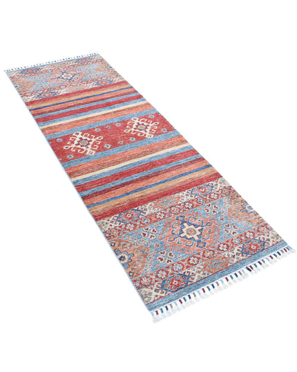 Khurjeen 2' 6" X 6' 8" Hand Knotted Wool Rug 2' 6" X 6' 8" (76 X 203) / Multi / Wool