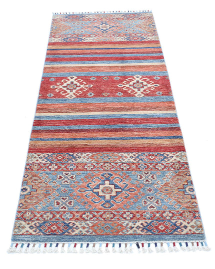 Khurjeen 2' 6" X 6' 8" Hand Knotted Wool Rug 2' 6" X 6' 8" (76 X 203) / Multi / Wool
