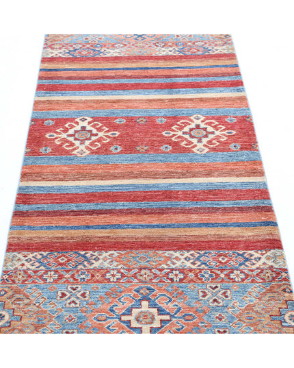 Khurjeen 2' 6" X 6' 8" Hand Knotted Wool Rug 2' 6" X 6' 8" (76 X 203) / Multi / Wool